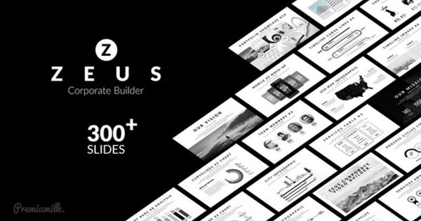 企业宣传视频大洋岛精选AE模板 Zeus Corporate Builder
