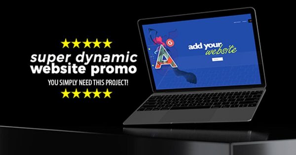 超级动态网站宣传片大洋岛精选AE模板 Super Dynamic Website Promo