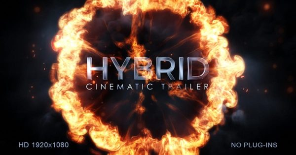 混剪电影预告片特效大洋岛精选AE模板 Hybrid Cinematic Trailer