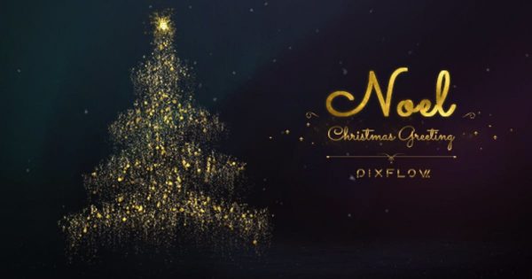 圣诞节主题风格片头特效大洋岛精选AE模板 Christmas