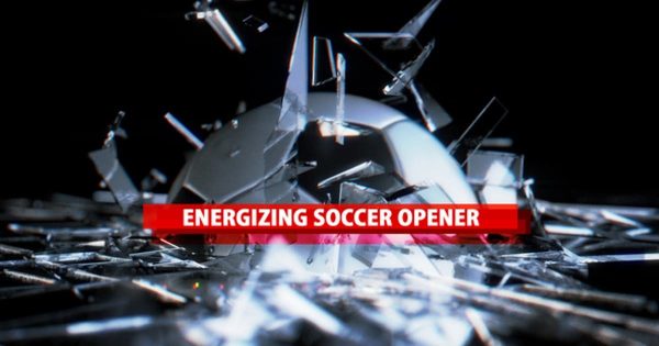 劲爆足球节目开场特效大洋岛精选AE模板 Energizing Soccer Opener