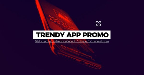 iPhone X, Android & iPhone 8 手机应用动态演示大洋岛精选AE模板 Trendy App Promo