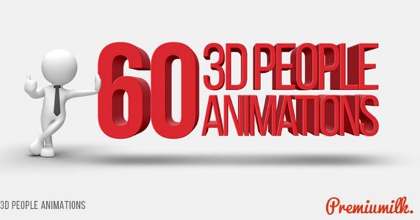 3D卡通人物动态视频大洋岛精选AE模板 3D People Animations缩略图 3D卡通人物动态视频大洋岛精选AE模板 3D People Animations