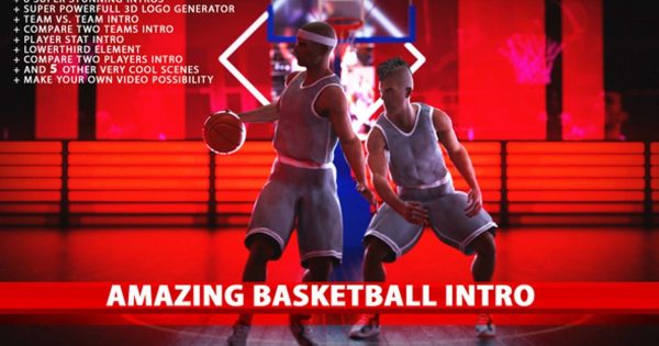 魅力篮球体育节目片头大洋岛精选AE模板 Amazing Basketball Intros缩略图 魅力篮球体育节目片头大洋岛精选AE模板 Amazing Basketball Intros