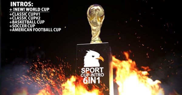 6种运动竞技杯赛视频介绍大洋岛精选AE模板 Sport Cup Intro