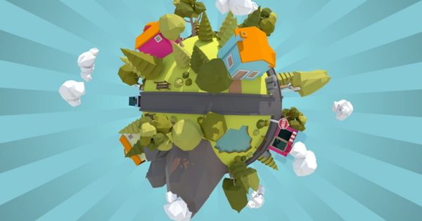 微型星球3D标题字幕大洋岛精选AE模板 3D Titles Tiny Planet