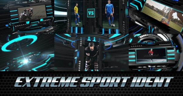 体育运动竞技类节目片头大洋岛精选AE模板 Extreme Sport Ident – Broadcast Package