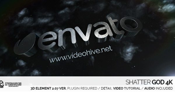 陨石碎石复原还原特效Logo标志演示大洋岛精选AE模板 Shatter God缩略图 陨石碎石复原还原特效Logo标志演示大洋岛精选AE模板 Shatter God