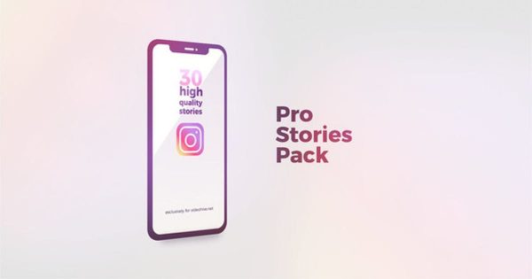 时尚电商主题Instagram故事视频大洋岛精选AE模板 Instagram Stories Pro