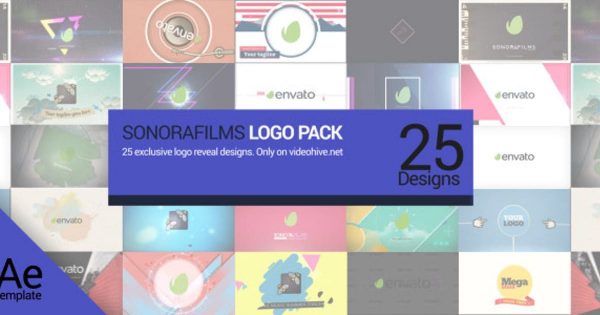 25款电影Logo演示大洋岛精选AE模板 Sonorafilms Logo Pack