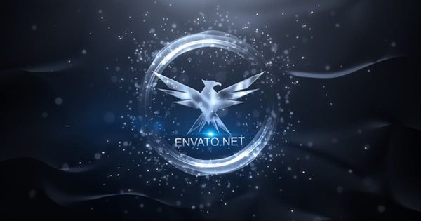 冰雪特效玻璃质感Logo演示大洋岛精选AE模板 Elegant Logo