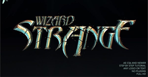 英雄史诗类电影游戏Logo标志动画大洋岛精选AE模板 Epic Hero Logo