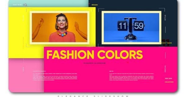 时尚色彩优雅幻灯片特效大洋岛精选AE模板 Fashion Colors Elegance Slideshow缩略图 时尚色彩优雅幻灯片特效大洋岛精选AE模板 Fashion Colors Elegance Slideshow