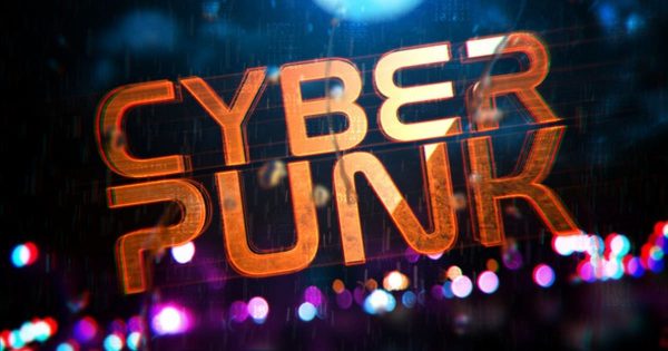 网络黑客计算机信息AE特效Logo标志演示大洋岛精选AE模板 Cyberpunk Reveal