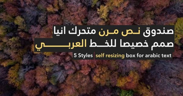 阿拉伯视频故事字幕标题大洋岛精选AE模板 Arabic Stories