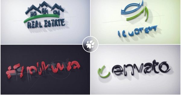 建筑房地产品牌Logo动画大洋岛精选AE模板 Architect Stroke Logo