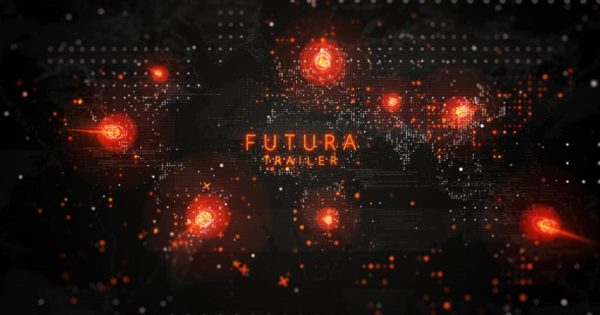 炫酷高科技动画特效预告片大洋岛精选AE模板 Futura Trailer