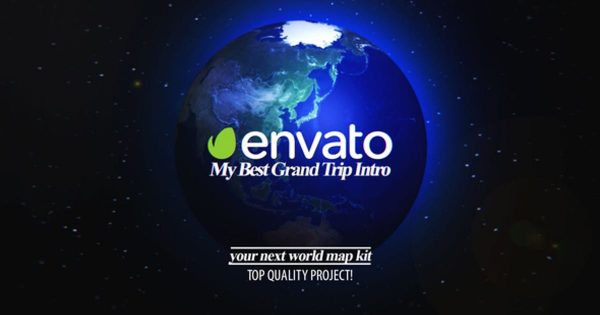 环球旅行节目开场视频大洋岛精选AE模板 Best Grand Trip Intro | World Map Kit缩略图 环球旅行节目开场视频大洋岛精选AE模板 Best Grand Trip Intro | World Map Kit