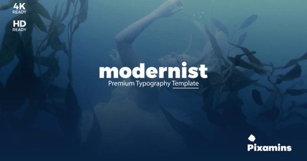 现代派专业视频字幕标题特效大洋岛精选AE模板 Modernist Premium Typography