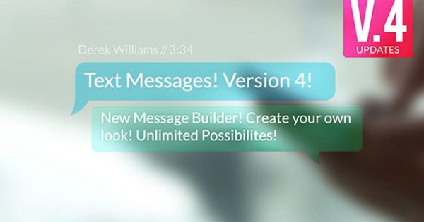 Facekbook社交聊天通知短信大洋岛精选AE模板 Text Messages缩略图 Facekbook社交聊天通知短信大洋岛精选AE模板 Text Messages