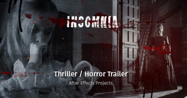 惊悚片/恐怖片风格预告片大洋岛精选AE模板 Insomnia – Thriller / Horror Trailer缩略图 惊悚片/恐怖片风格预告片大洋岛精选AE模板 Insomnia – Thriller / Horror Trailer