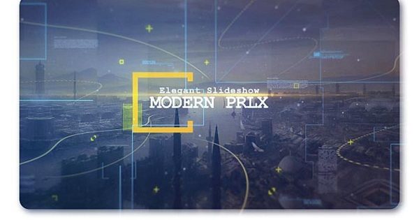 现代视差风格幻灯片视频大洋岛精选AE模板 Modern Parallax Cinematic Slideshow