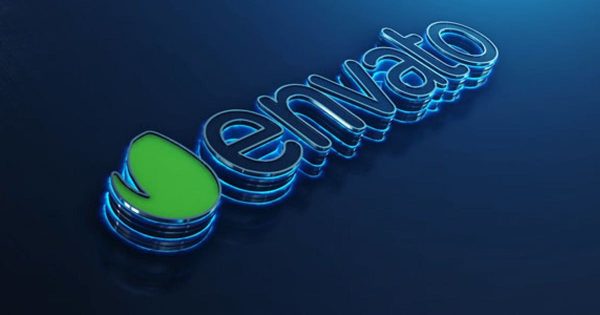 3D金属发光特效logo演示大洋岛精选AE模板 Logo Reveal