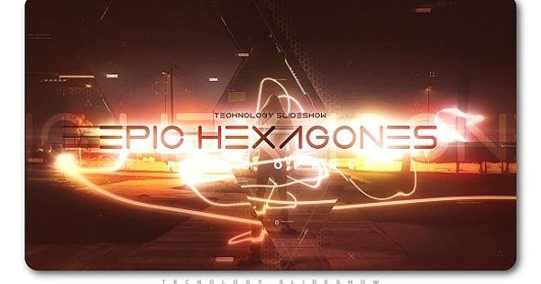 超级六边形幻灯片开场特效大洋岛精选AE模板 Epic Hexagones Technology Slideshow缩略图 超级六边形幻灯片开场特效大洋岛精选AE模板 Epic Hexagones Technology Slideshow