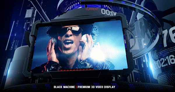 时尚黑色机器音乐派对预告AE视频模板 Black Machine缩略图 时尚黑色机器音乐派对预告AE视频模板 Black Machine