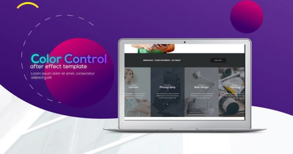 时尚简约网络设计演示大洋岛精选AE模板 Trendy Minimalistic Web Promo