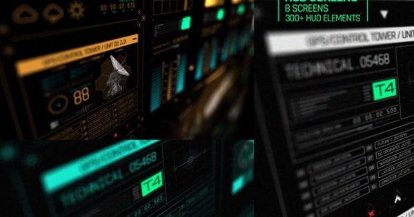 HUD军事情报数据科幻视频大洋岛精选AE模板 HUD Screens缩略图 HUD军事情报数据科幻视频大洋岛精选AE模板 HUD Screens