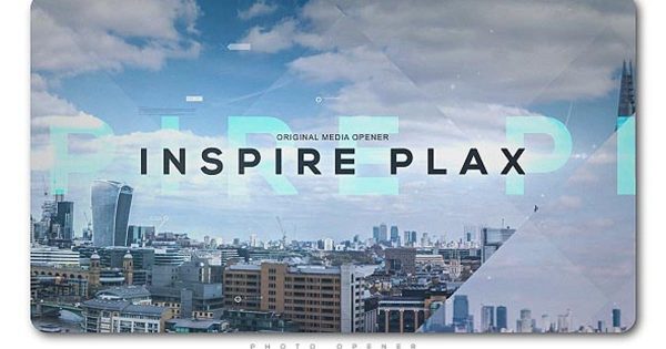 未来视差照片电影开场特效大洋岛精选AE模板 Inspire Parallax Photo Opener