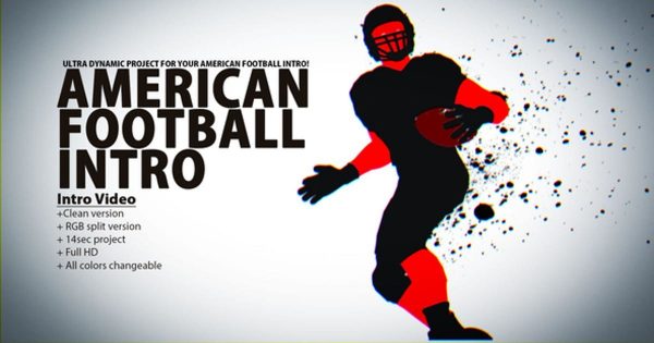 美式足球体育运动简介视频大洋岛精选AE模板 American Football Intro缩略图 美式足球体育运动简介视频大洋岛精选AE模板 American Football Intro
