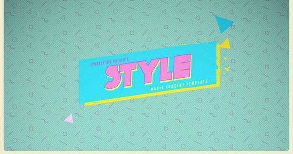 复古时尚卡通风格动画AE视频素材 Style缩略图 复古时尚卡通风格动画AE视频素材 Style