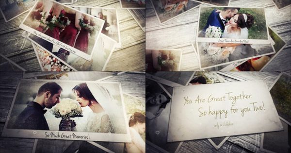 婚礼结婚电子视频相册大洋岛精选AE模板 Wedding Photo Gallery
