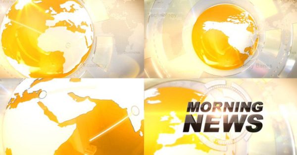 新闻直播间广告倒计时开场视频大洋岛精选AE模板 Broadcast  News Idents
