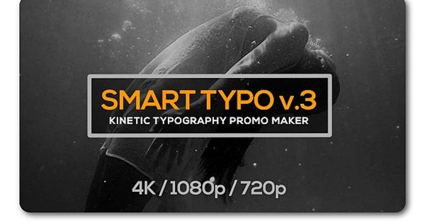动态字幕特效开场视频大洋岛精选AE模板 Smart Typography Opener