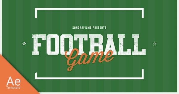 足球体育运动赛事推广宣传片AE素材 Football Game Promo缩略图 足球体育运动赛事推广宣传片AE素材 Football Game Promo
