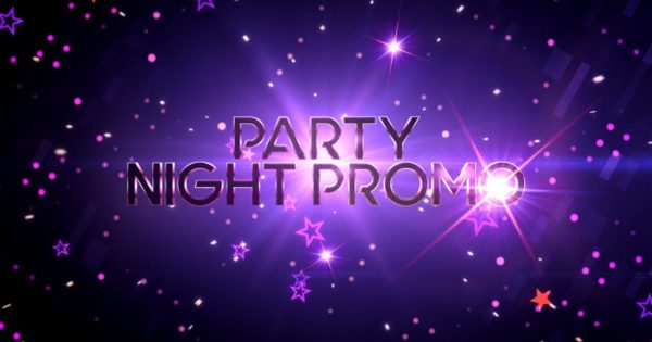 星光闪闪动画特效晚会派对开场视频大洋岛精选AE模板 Party Night Promo