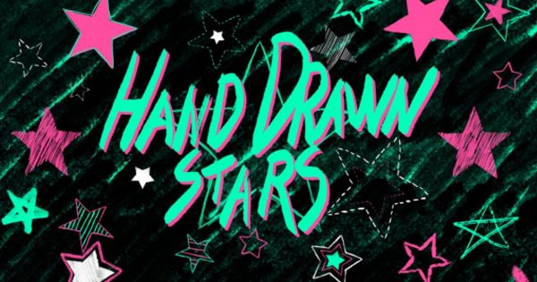 手绘多彩星星卡通动画视频大洋岛精选AE模板 Hand Drawn Stars