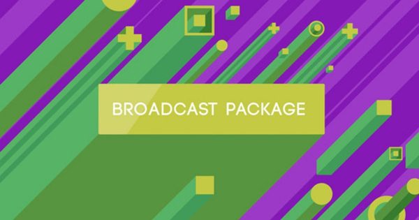 创意等距动画视频标题大洋岛精选AE模板 Isometric Broadcast Package