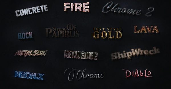 3D动画视频标题设计大洋岛精选AE模板 3D Text Styles Cinematic Trailer ToolKit