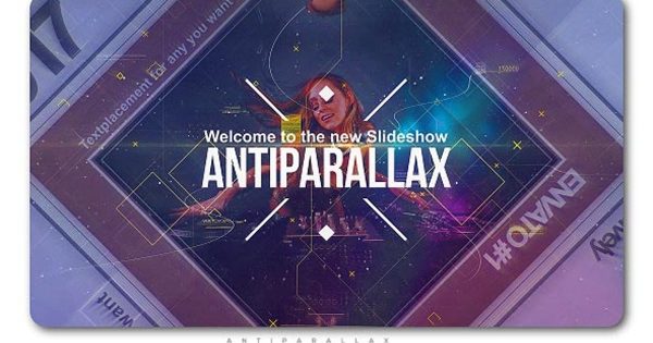 反转视差特效幻灯片视频大洋岛精选AE模板 Anti Parallax Slideshow