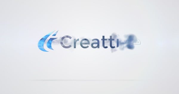 3D简约烟雾特效logo演示大洋岛精选AE模板 Clean Wisp Logo
