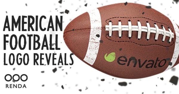 美式足球动画特效Logo演示大洋岛精选AE模板 American Football Logo Reveals