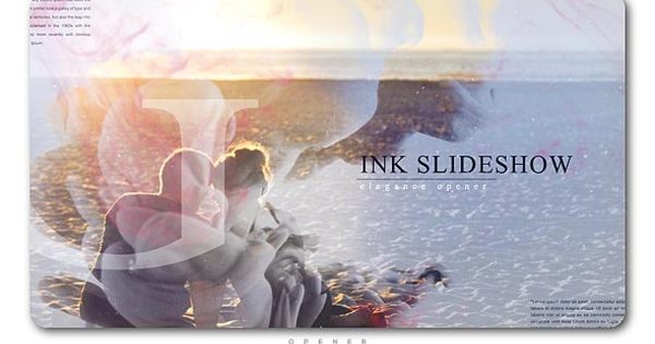水墨特效浪漫爱情故事幻灯片视频AE素材 Elegance Ink Slideshow缩略图 水墨特效浪漫爱情故事幻灯片视频AE素材 Elegance Ink Slideshow