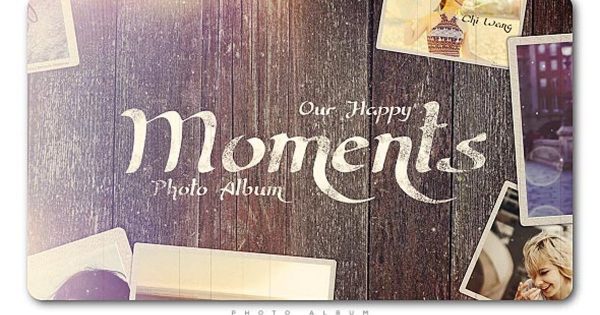 欢乐时刻家庭电子相册幻灯片视频大洋岛精选AE模板 Happy Moments Slideshow