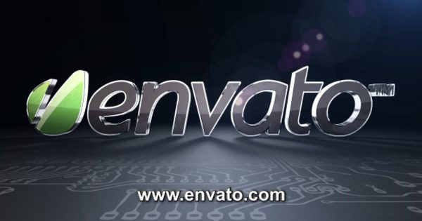 3D主板电路组件logo演示大洋岛精选AE模板 Digital Technology Logo Reveal