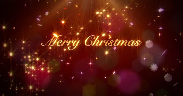 魔法粒子圣诞主题视频大洋岛精选AE模板 Elegant Christmas Wishes