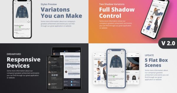 iPhone X应用程序演示视频大洋岛精选AE模板 TheX – App Presentation Kit缩略图 iPhone X应用程序演示视频大洋岛精选AE模板 TheX – App Presentation Kit